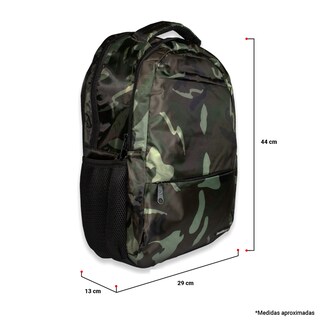 Foto 2 | Mochila TechZone TZ20LBP01 Camuflaje Warrior Portalaptop