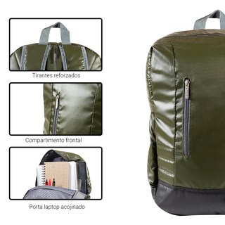 Foto 6 | Backpack para Laptop 15.6" Techzone Contra Agua