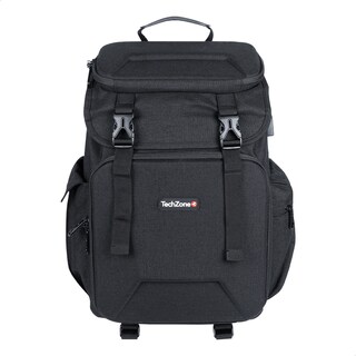 Foto 2 | Mochila Techzone TZ21LBP13-A Negra Glory para Laptop 15.6'' con Puerto USB