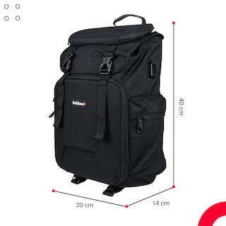 Foto 4 | Mochila Techzone TZ21LBP13-A Negra Glory para Laptop 15.6'' con Puerto USB