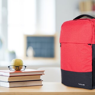 Foto 7 | Mochila TechZone TZ21LBP07-N Roja Strong Portalaptop 15.6''