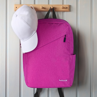 Foto 6 | Backpack Techzone Porta Laptop Classic Rosa