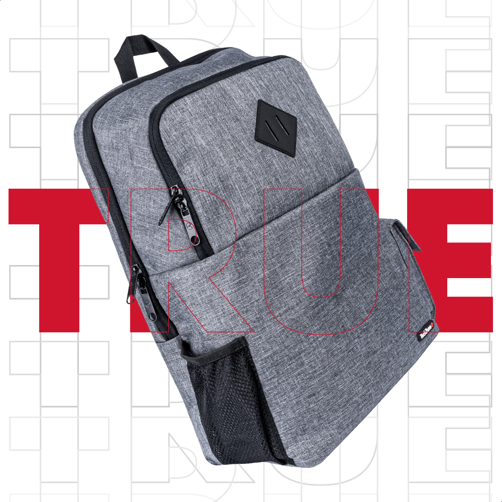 Foto 7 | Mochila Techzone True Porta Laptop 15.6  Puerto Usb Gris