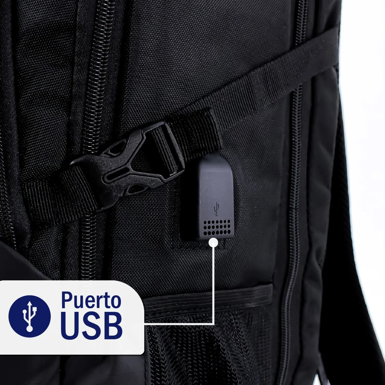 Foto 8 | Mochila para Laptop Galapag Negra