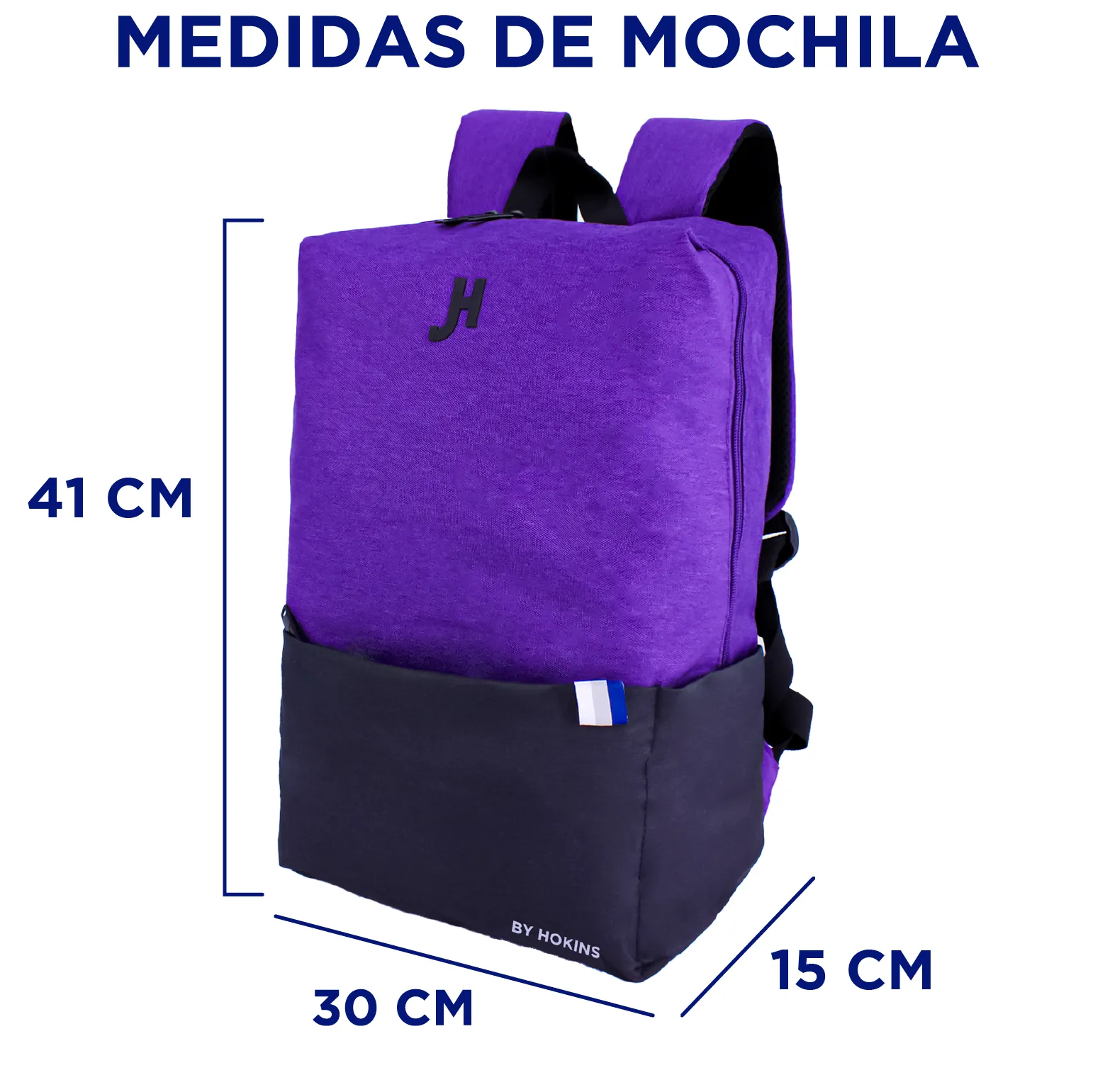 Foto 6 pulgar | Mochila Hokins Full Neón Morada