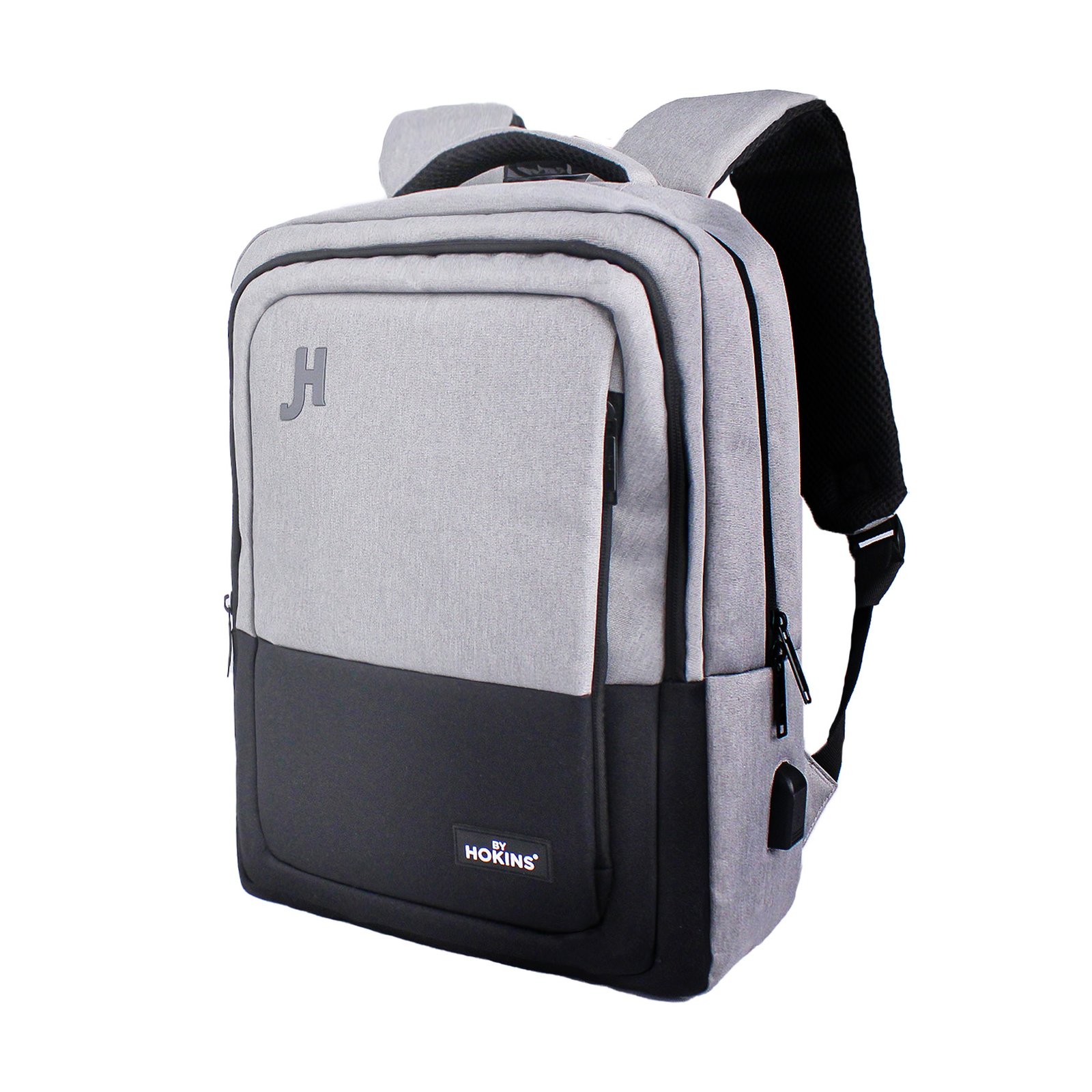 Foto 2 pulgar | Mochila para Laptop Hokins A6 Gris