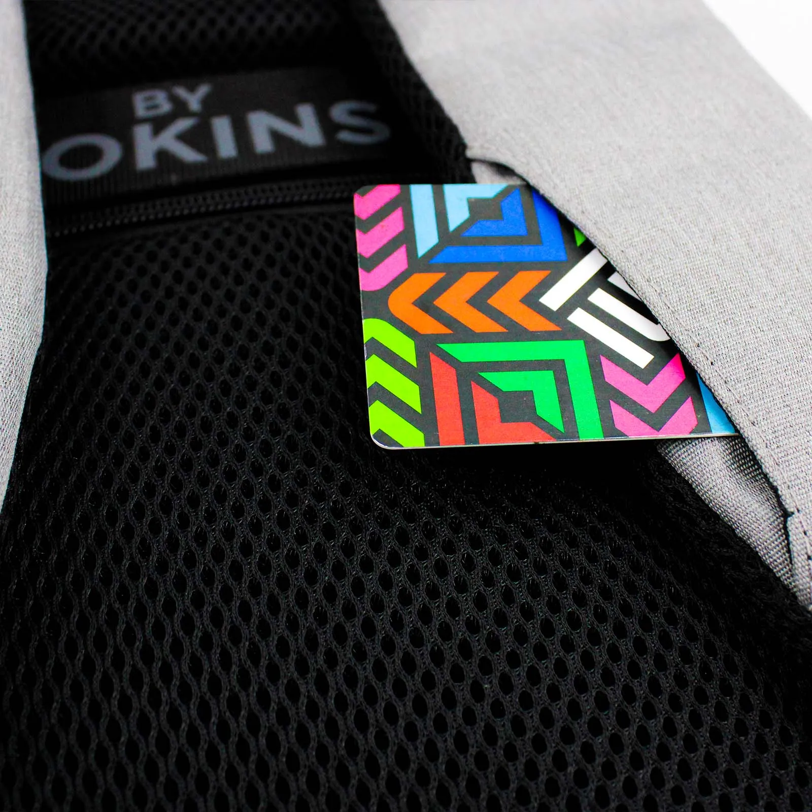 Foto 8 pulgar | Mochila para Laptop Hokins A6 Gris