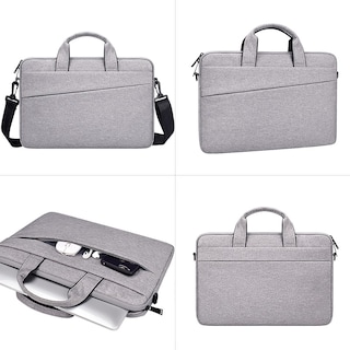 Foto 5 | Venta Internacional - Maletín para Laptop con Asa Gris 13.3"