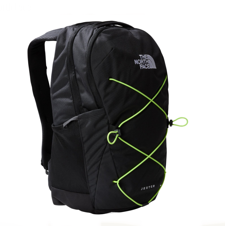 Mochila The North Face para Portátil Negra con Verde Jester Commuter