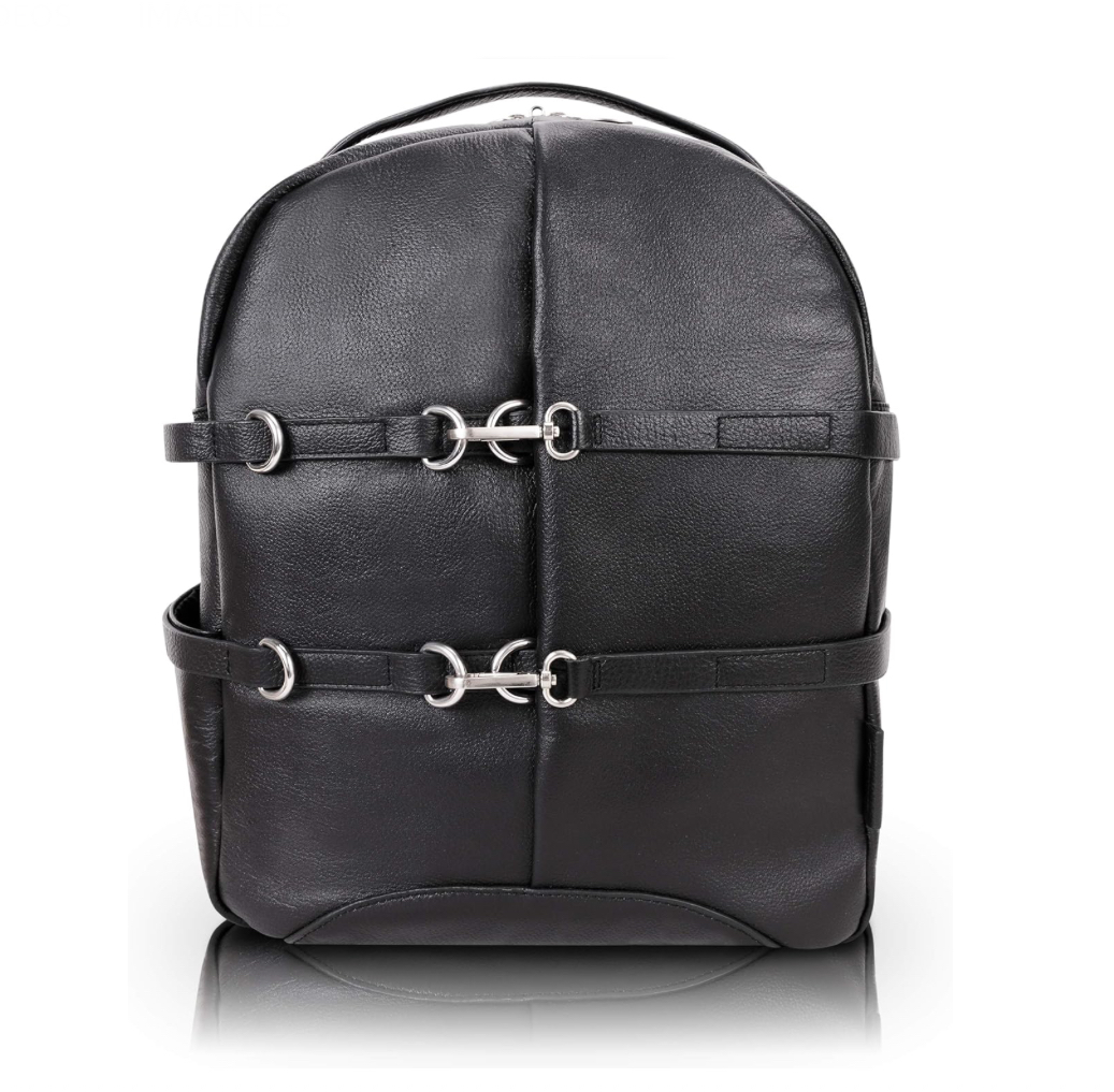 Mochila de Cuero Mcklein para Laptop 15" Negra