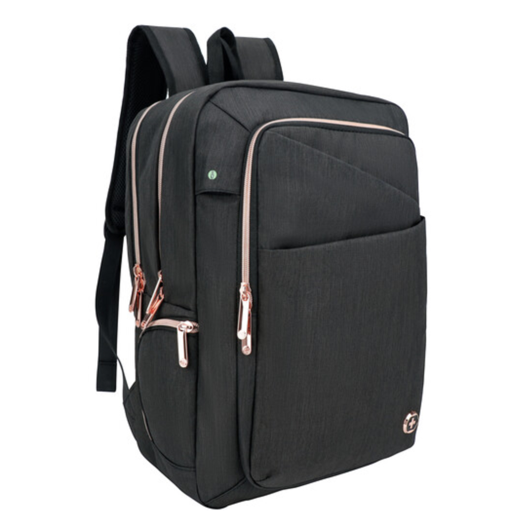 Mochila Swissdigital Negra para Mujer