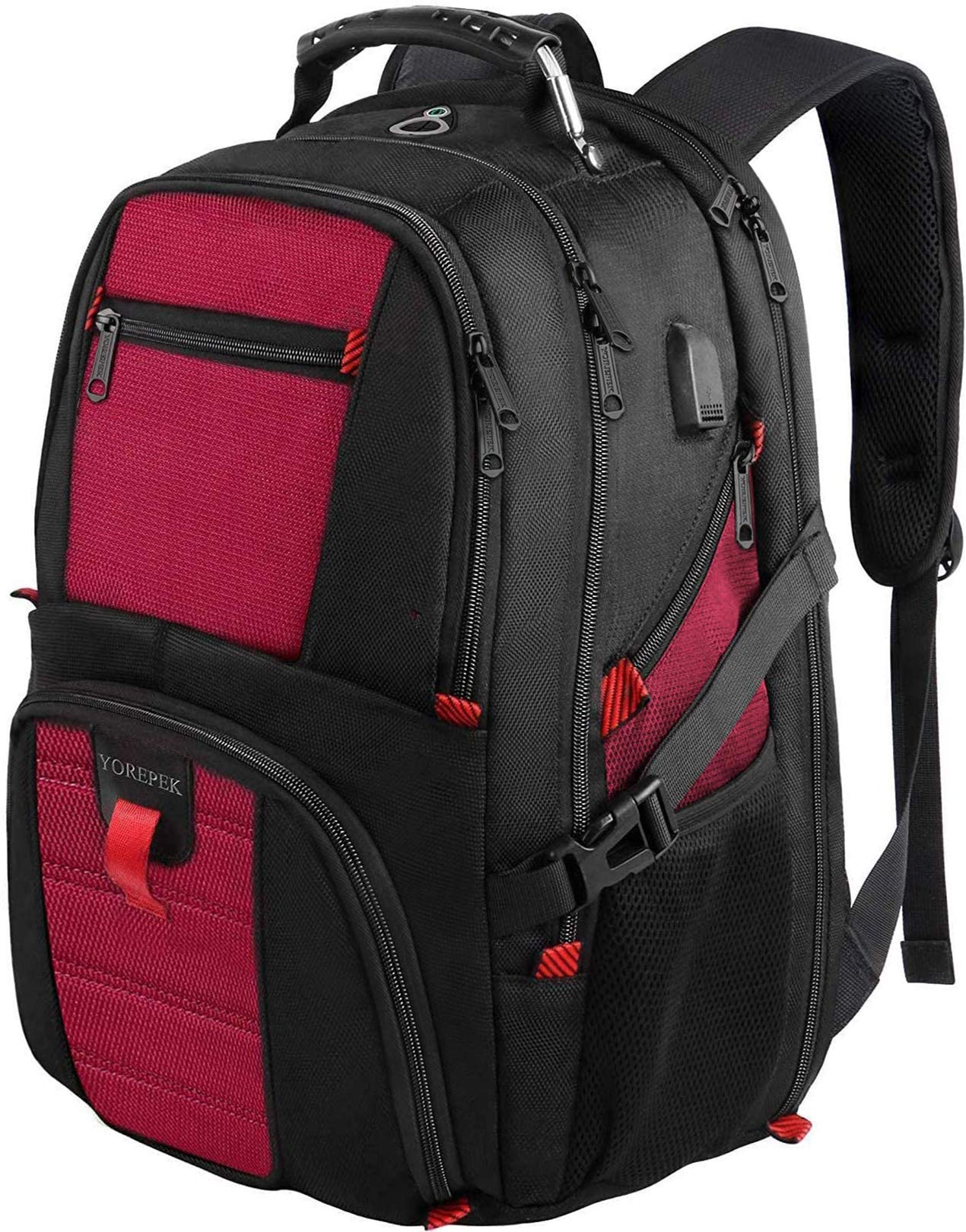 Foto 8 | Venta Internacional - Mochila de Viaje Yorepek Extra Grande Negra