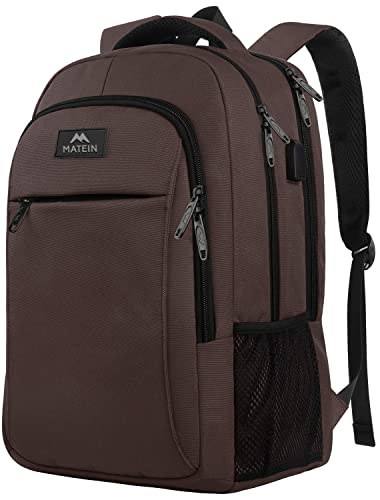 Foto 2 pulgar | Venta Internacional - Mochila para Portátil Matein Marrón College 15.6'' con Puerto USB