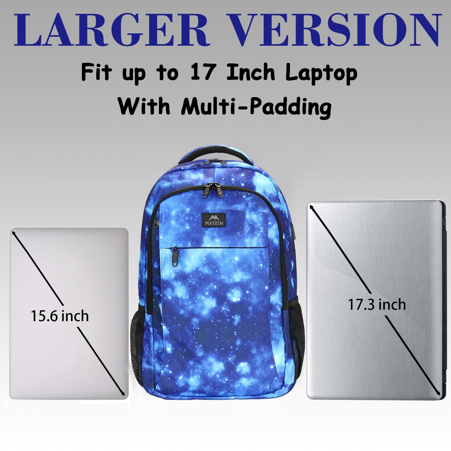 Foto 4 pulgar | Venta Internacional - Mochila De Viaje Matein Extra Grande, Apta Para La Tsa De 17 Pulgadas