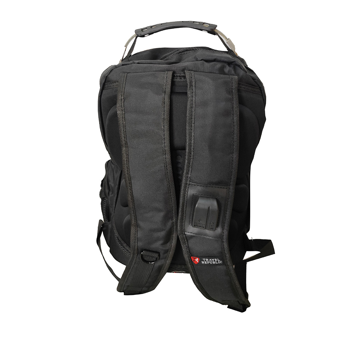 Foto 5 pulgar | Mochila Porta Laptop 19 Tipo Swiss Tr-sw2307 Negro Travel Republic