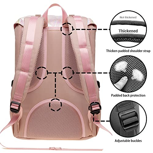 Foto 7 pulgar | Mochila Kaukko para Portátil 15.6'' Rosa 22,4 L - Venta Internacional