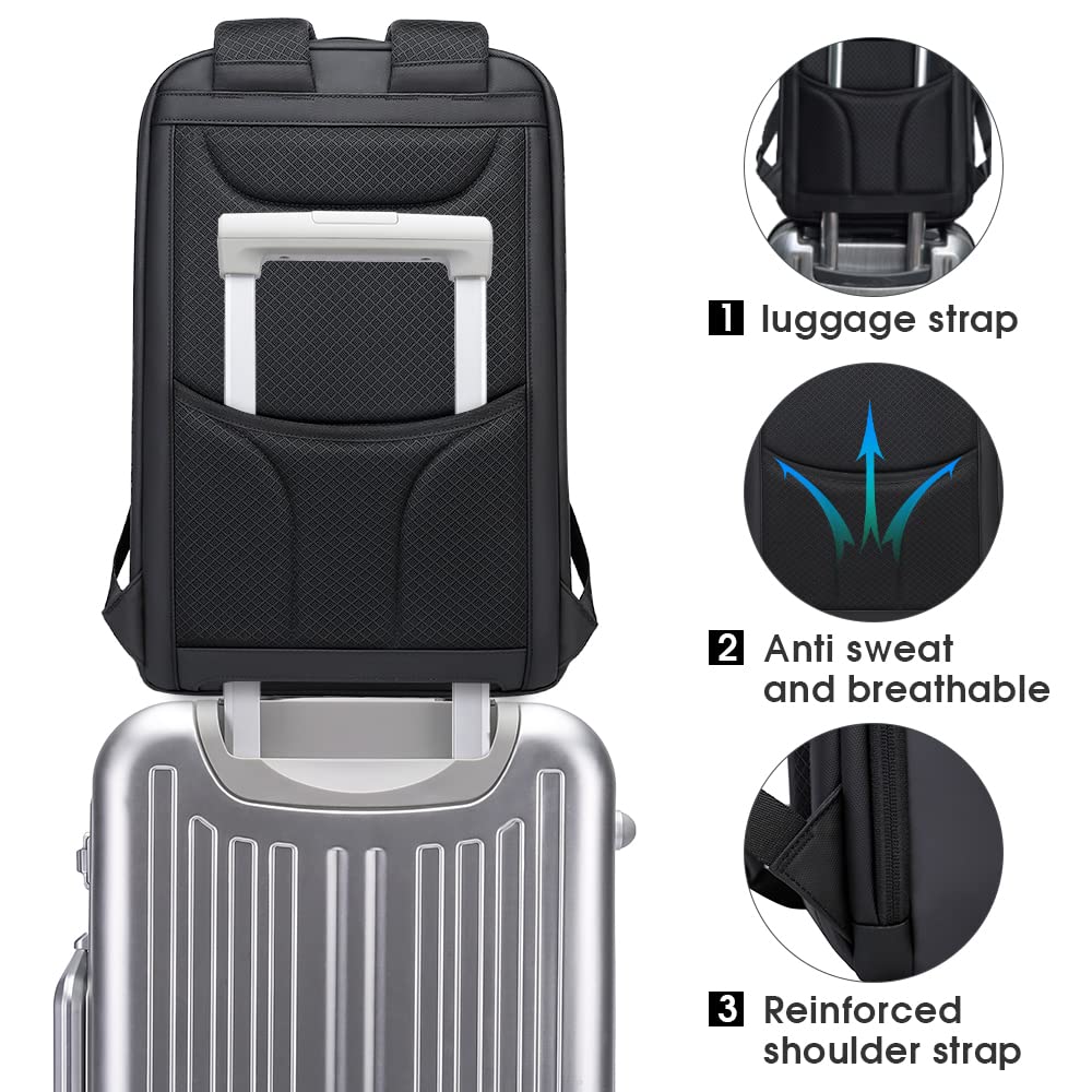 Foto 6 pulgar | Mochila Bange Business Smart Impermeable para Portátil de 15,6 Pulgadas - Venta Internacional