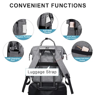 Foto 3 | Mochila para Portátil Lovevook de 15.6 Pulgadas - Venta Internacional