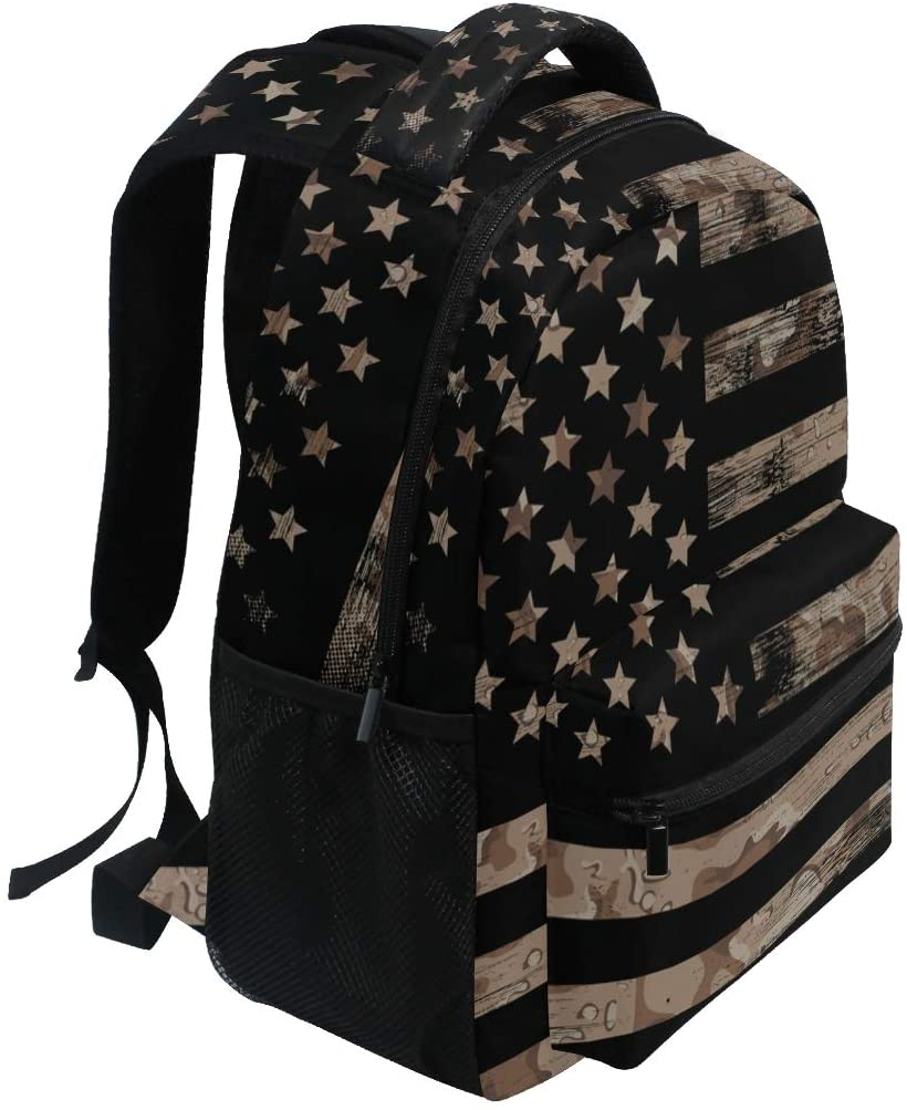 Foto 3 pulgar | Mochila Alaza Con La Bandera De Los Estados Unidos, Camuflaje Del Desierto, 24 Litros - Venta Internacional.