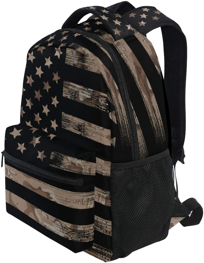 Foto 5 pulgar | Mochila Alaza Con La Bandera De Los Estados Unidos, Camuflaje Del Desierto, 24 Litros - Venta Internacional.