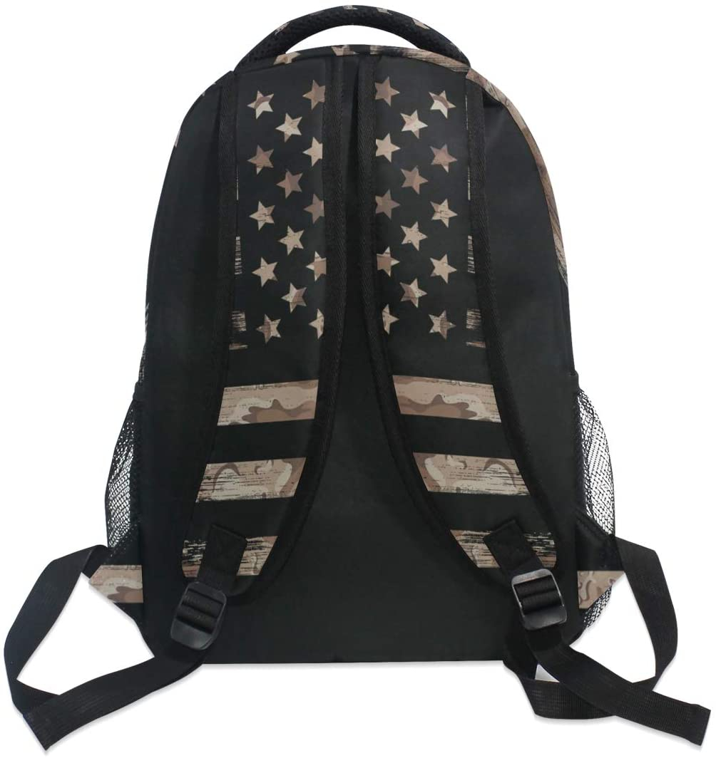 Foto 7 pulgar | Mochila Alaza Con La Bandera De Los Estados Unidos, Camuflaje Del Desierto, 24 Litros - Venta Internacional.