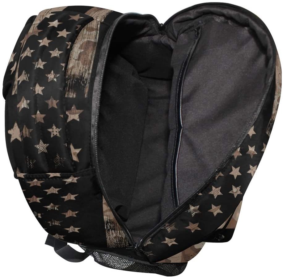 Foto 8 pulgar | Mochila Alaza Con La Bandera De Los Estados Unidos, Camuflaje Del Desierto, 24 Litros - Venta Internacional.