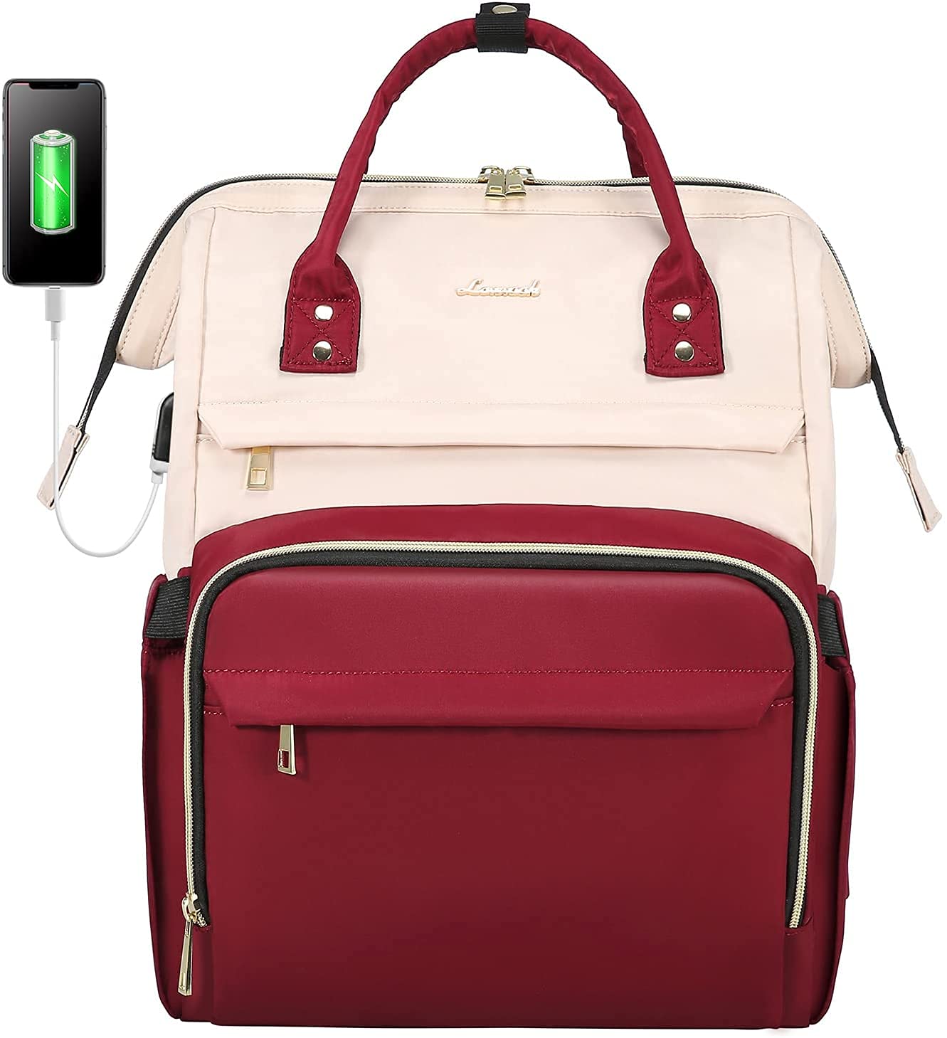 Mochila Para Portátil Lovevook Fashion Business Para Mujer, 12 L - Venta Internacional.