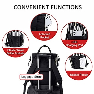 Foto 5 | Mochila para Portátil Lovevook Wb146999lk-hlz Negra - Venta Internacional