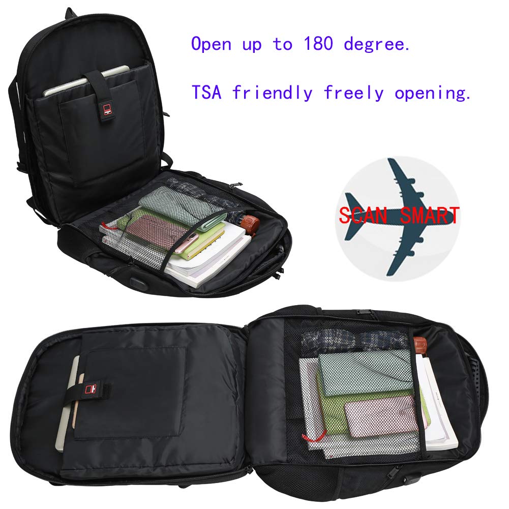 Foto 5 pulgar | Mochila Freebiz Para Portátil De 19 Pulgadas Y 50 Litros Con Puerto De Carga Usb - Venta Internacional.