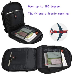 Foto 4 | Mochila Freebiz Para Portátil De 19 Pulgadas Y 50 Litros Con Puerto De Carga Usb - Venta Internacional.