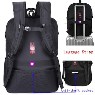 Foto 6 | Mochila Freebiz Para Portátil De 19 Pulgadas Y 50 Litros Con Puerto De Carga Usb - Venta Internacional.