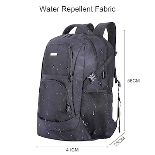 Foto 2 | Mochila Para Portátil Shengts Para Portátil De 18,4 Pulgadas Con Puerto Usb De 50 Litros - Venta Internacional.