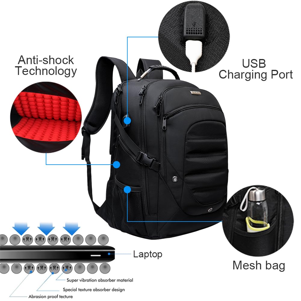Foto 6 pulgar | Mochila Shengts para Portátil con Puerto Usb - Venta Internacional