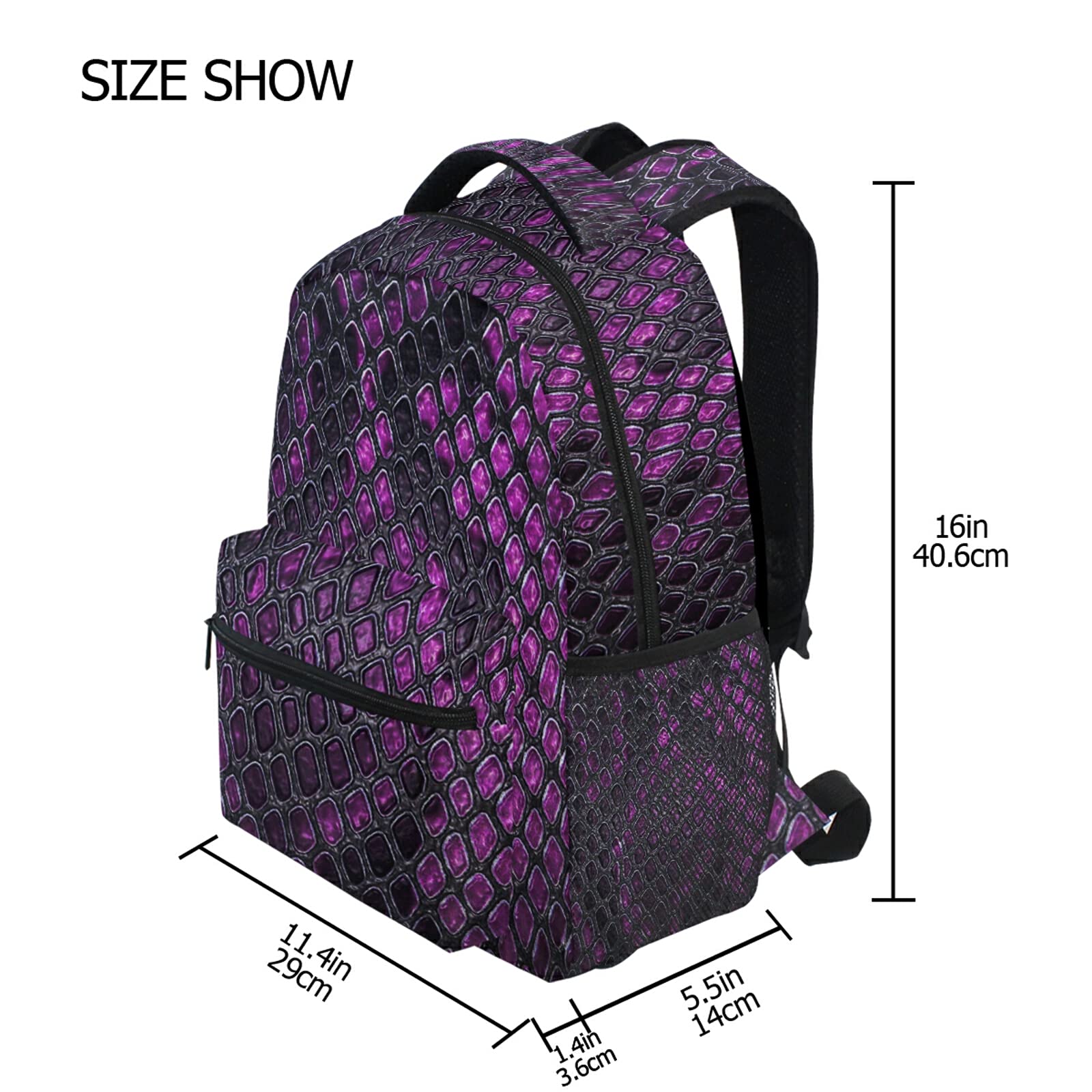 Foto 3 pulgar | Mochila Bolaz Morada para Laptop 16"-Venta Internacional
