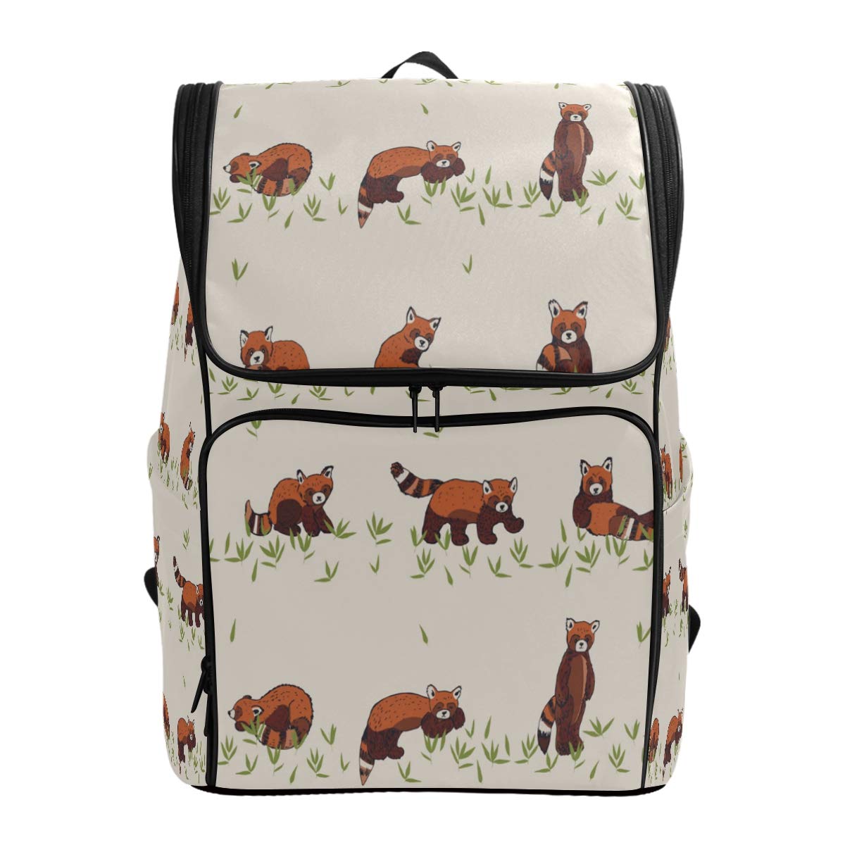 Foto 2 pulgar | Mochila Naanle Cute Red Cartoon Panda Grass Impermeable 40 l - Venta Internacional