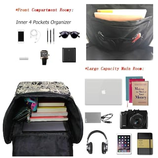 Foto 4 | Mochila Naanle Cool Skull Skeleton Pattern 40 l Impermeable - Venta Internacional