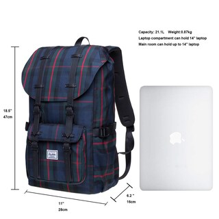 Foto 6 | Mochila Kaukko Vintage Canvas para Viajes Al Aire Libre Y Senderismo D01 - Venta Internacional
