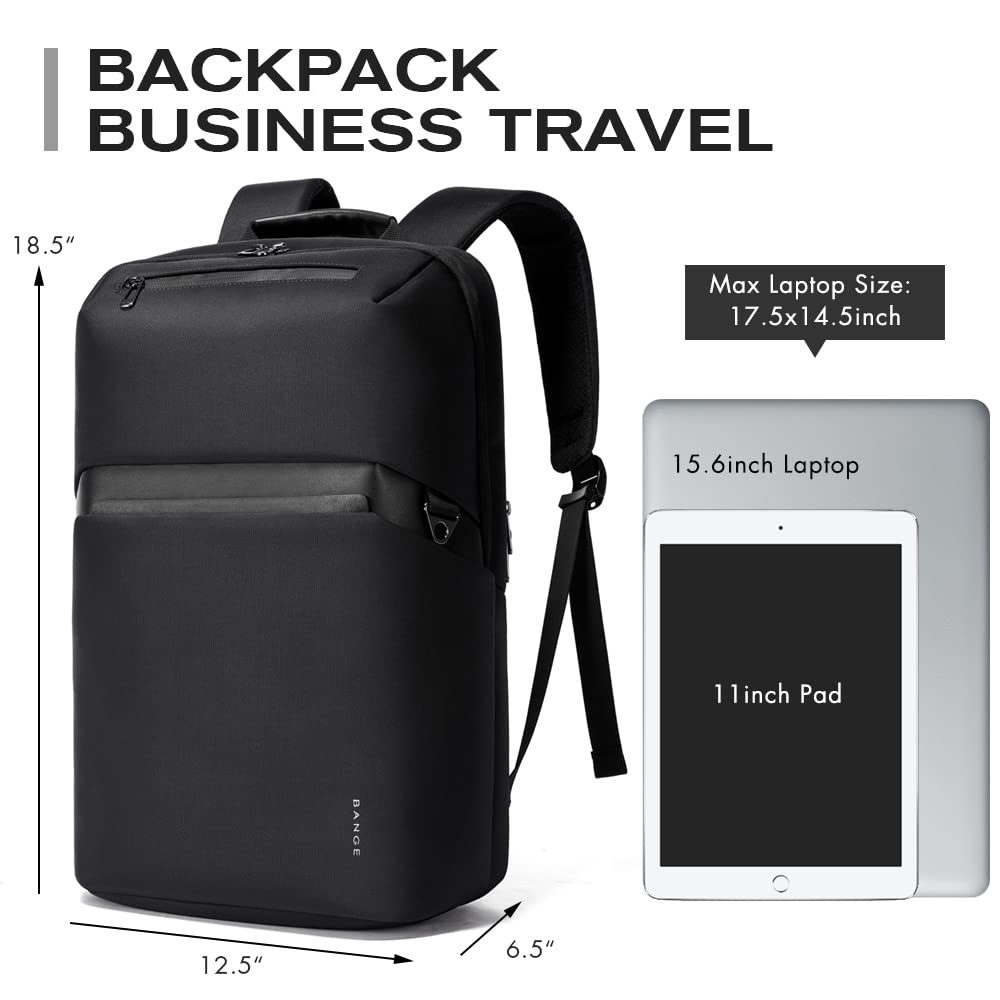 Foto 4 pulgar | Mochila Bange Negra 15,6'' - Venta Internacional