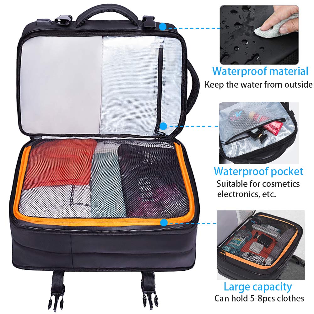 Foto 4 pulgar | Mochila de Viaje Bange 32L para Portátil 17,3'' Expandible - Venta Internacional