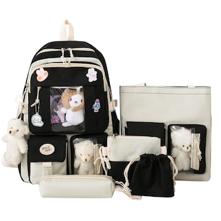 Foto 1 | Mochila Jqwsve Kawaii con Colgantes Y Alfileres - Venta Internacional