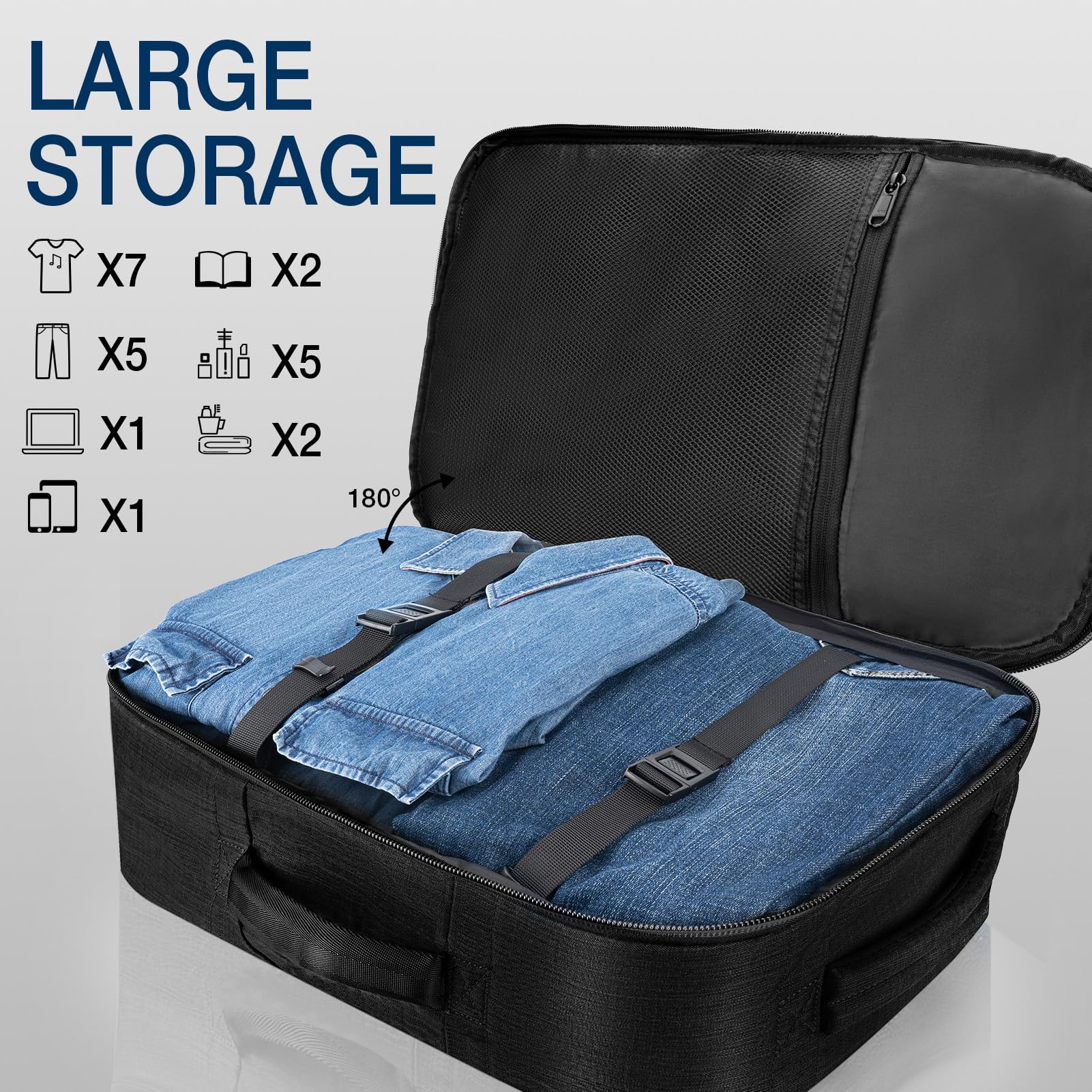 Foto 5 pulgar | Mochila de Viaje Dinictis para Portátil Dinictis Carry-On Flight De 17 Pulgadas - Venta Internacional
