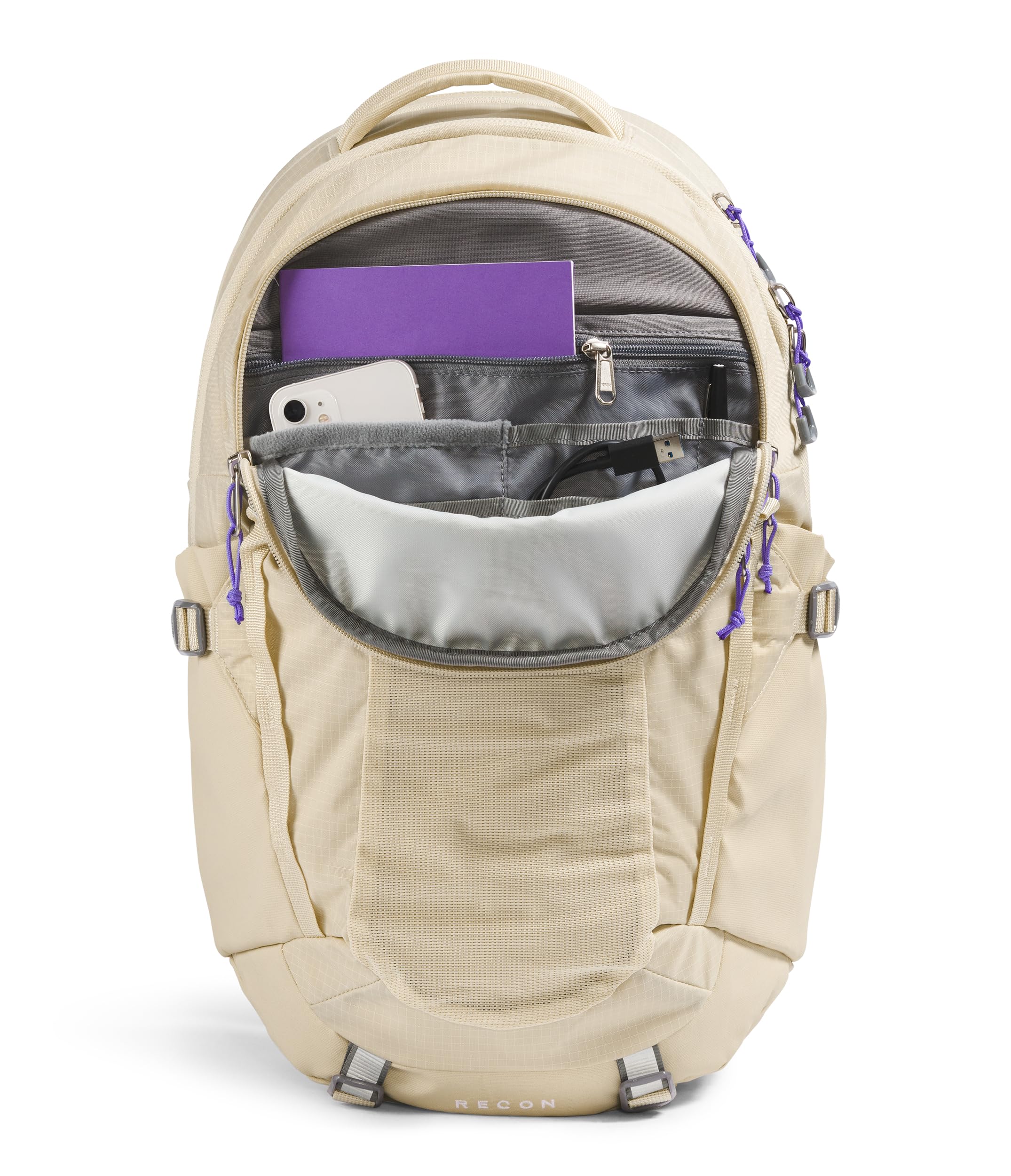 Foto 5 pulgar | Mochila The North Face Recon Gravel Optic Beige para Mujer - Venta Internacional