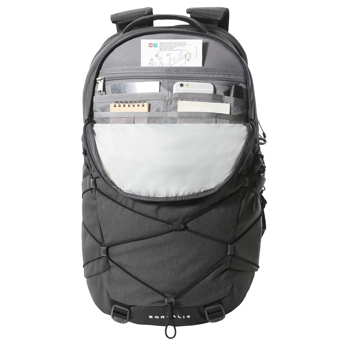 Foto 4 | Mochila The North Face Borealis Commuter Asphalt Gris/negra - Venta Internacional