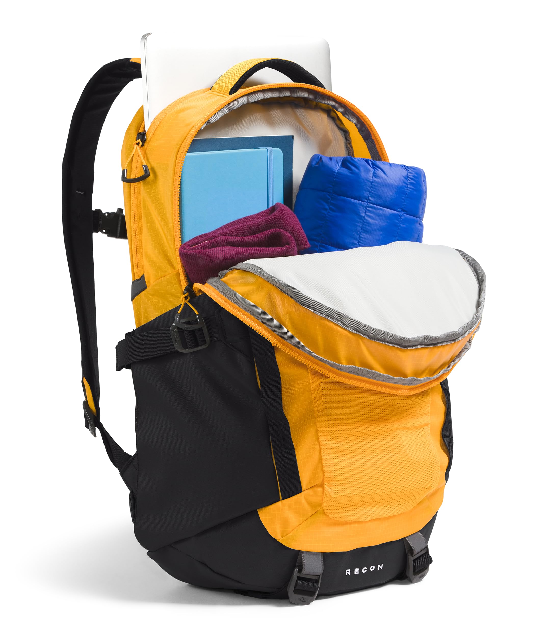 Foto 6 pulgar | Mochila The North Face Recon Everyday Summit Dorado/Negro - Venta Internacional