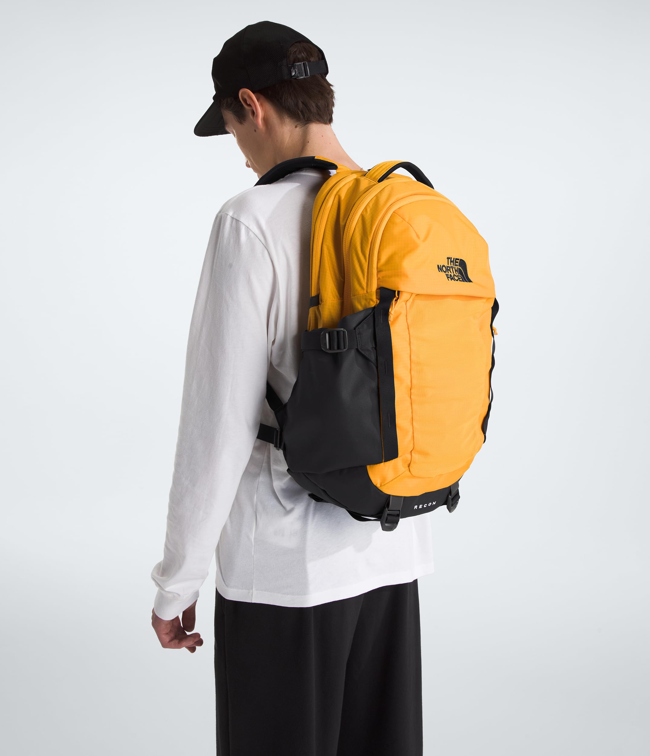 Foto 7 pulgar | Mochila The North Face Recon Everyday Summit Dorado/Negro - Venta Internacional