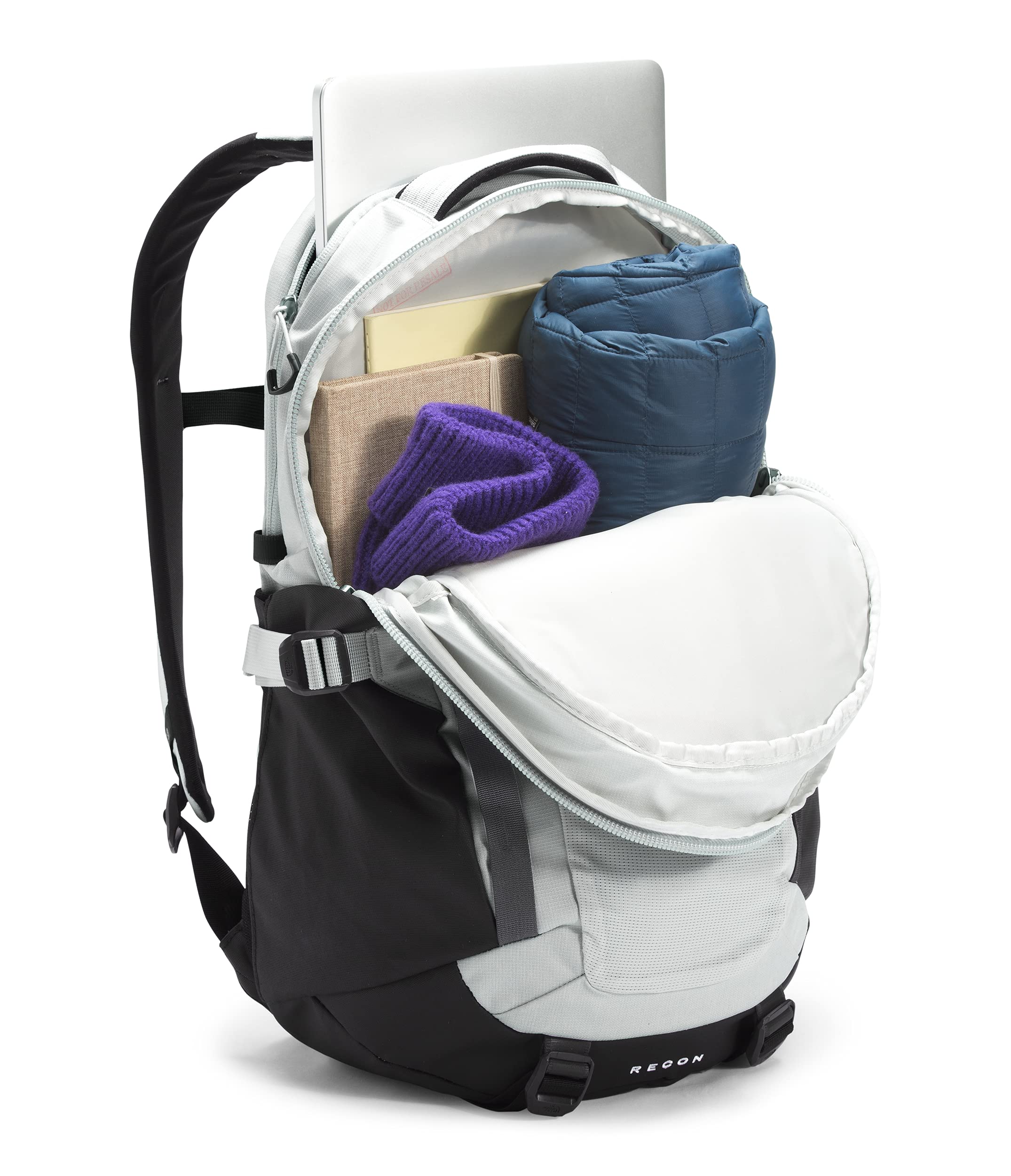 Foto 6 pulgar | Mochila The North Face Recon Everyday Laptop Gris 30 L - Venta Internacional