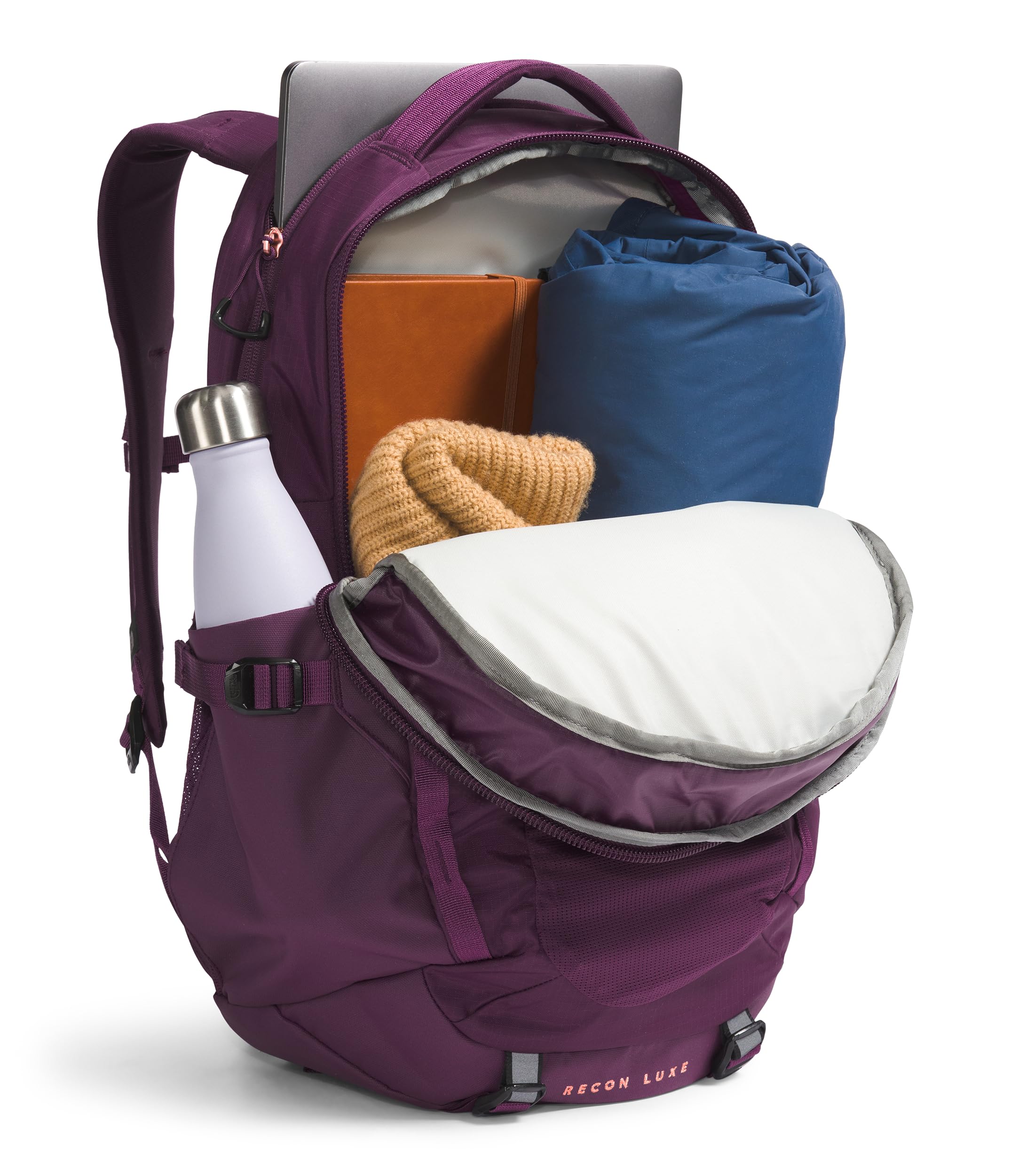 Foto 6 pulgar | Mochila The North Face Recon Luxe Color Negro Y Grosella - Venta Internacional