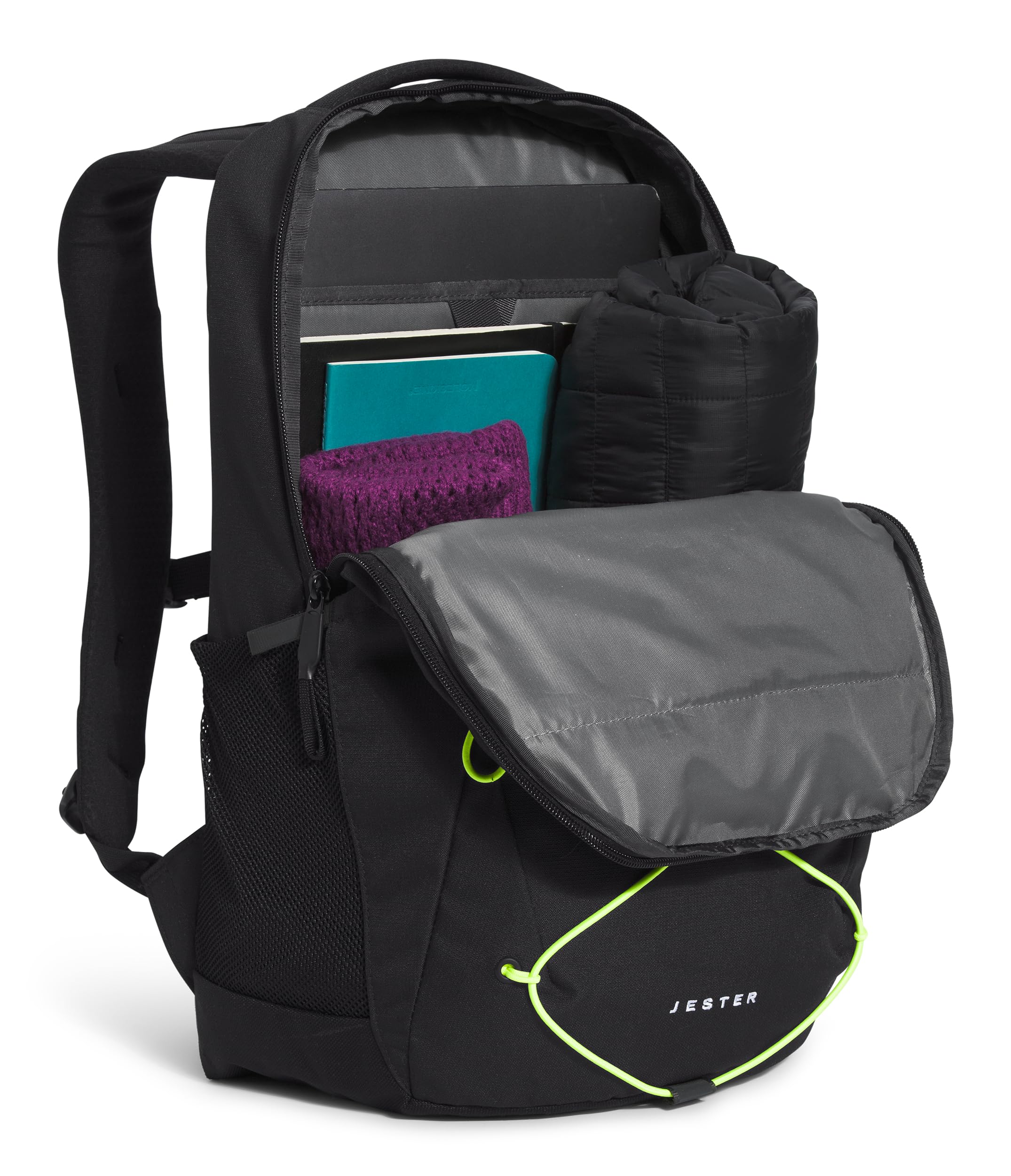 Foto 6 pulgar | Mochila The North Face Jester Everyday Tnf Negro/Amarillo - Venta Internacional