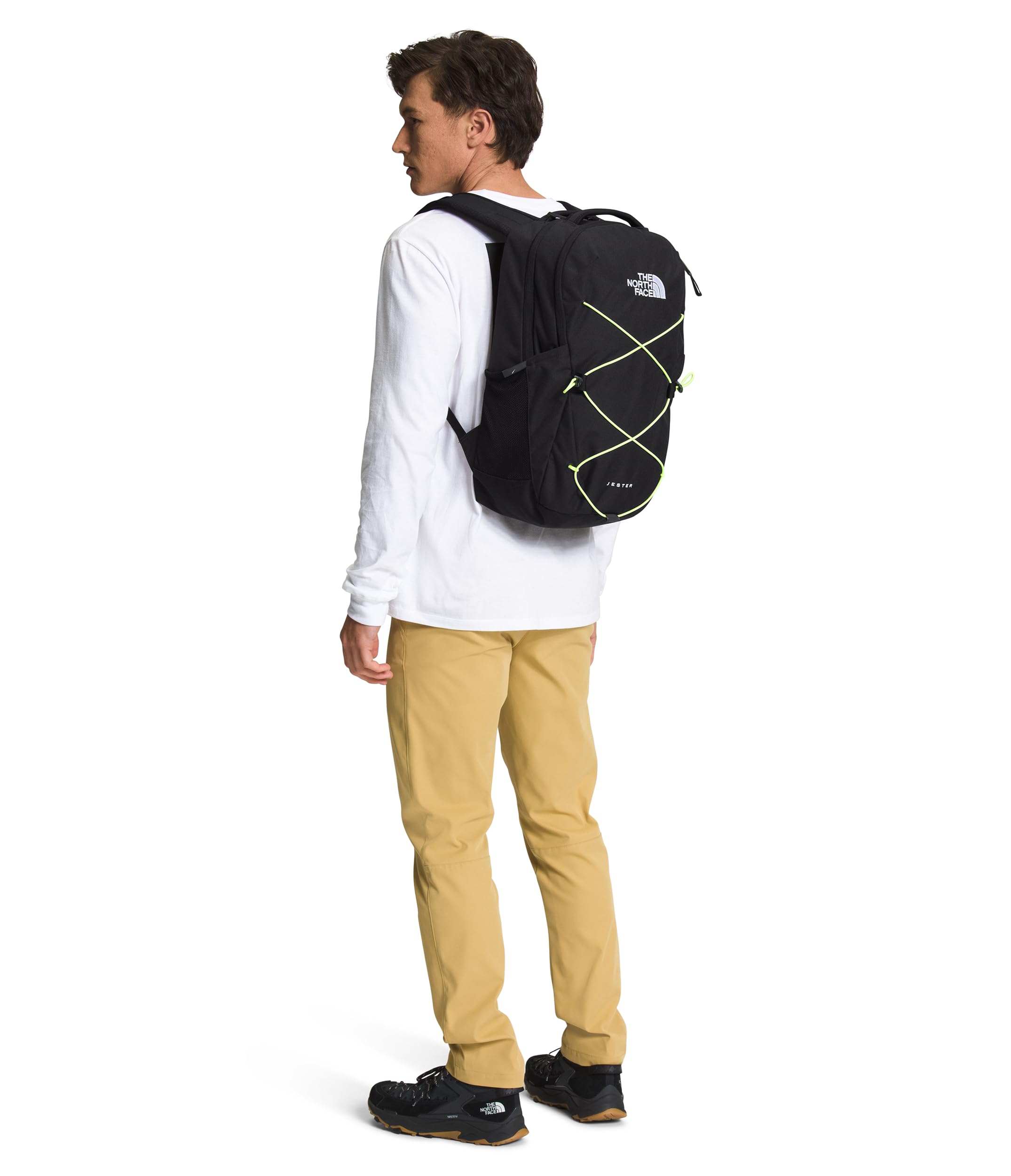 Foto 7 pulgar | Mochila The North Face Jester Everyday Tnf Negro/Amarillo - Venta Internacional
