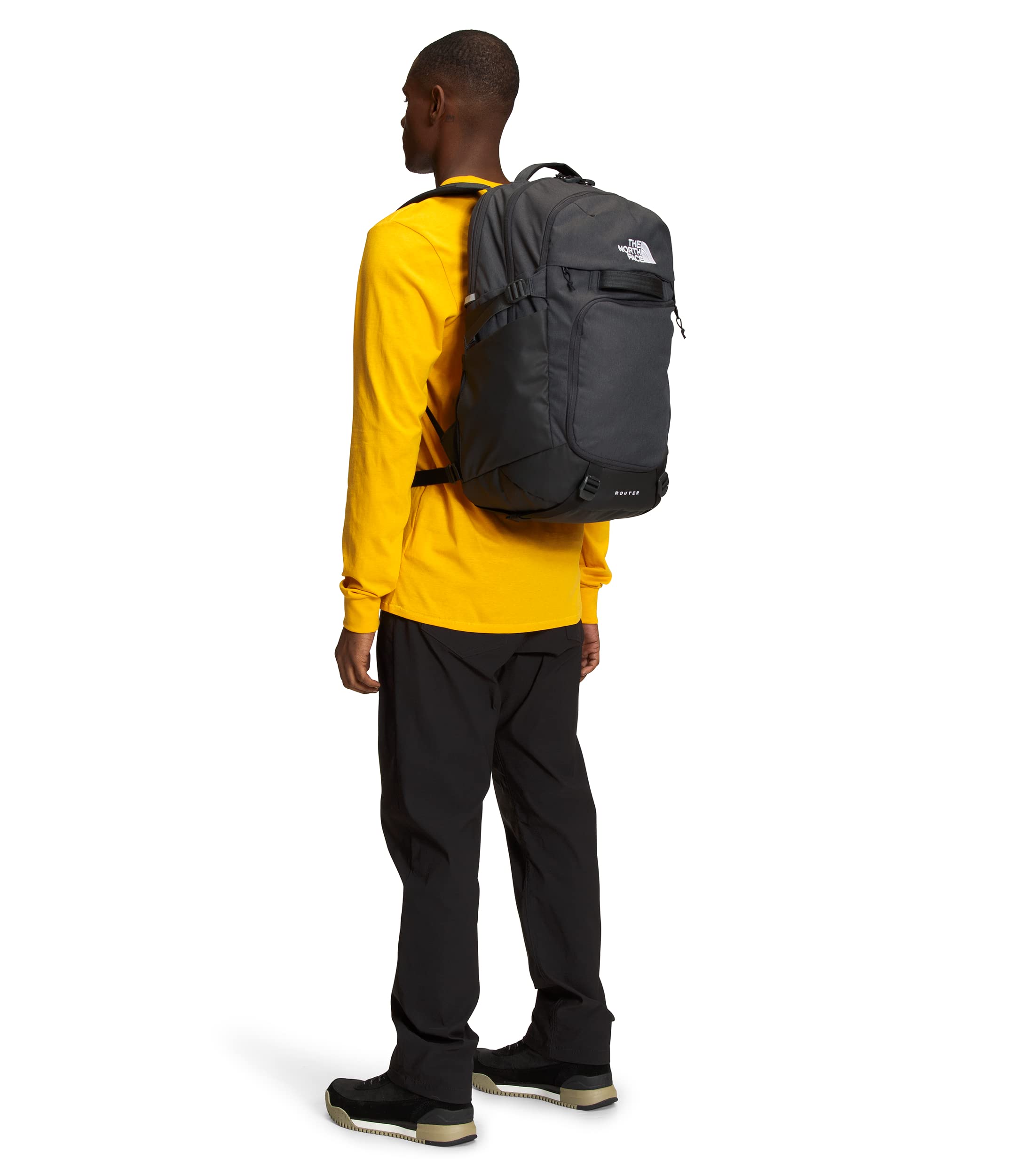 Foto 7 pulgar | Mochila The North Face Router Everyday Asphalt Gris/Negra - Venta Internacional